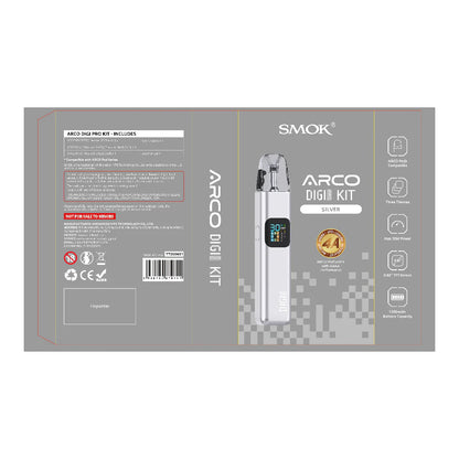 SMOK ARCO Digi Pro Pod System Silver with Packaging