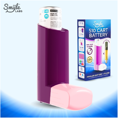 Smyle Inhaler 510 Battery Purple with Packaging
