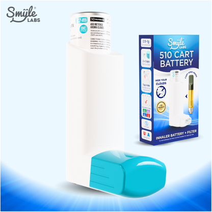 Smyle Inhaler 510 Battery White with Packaging