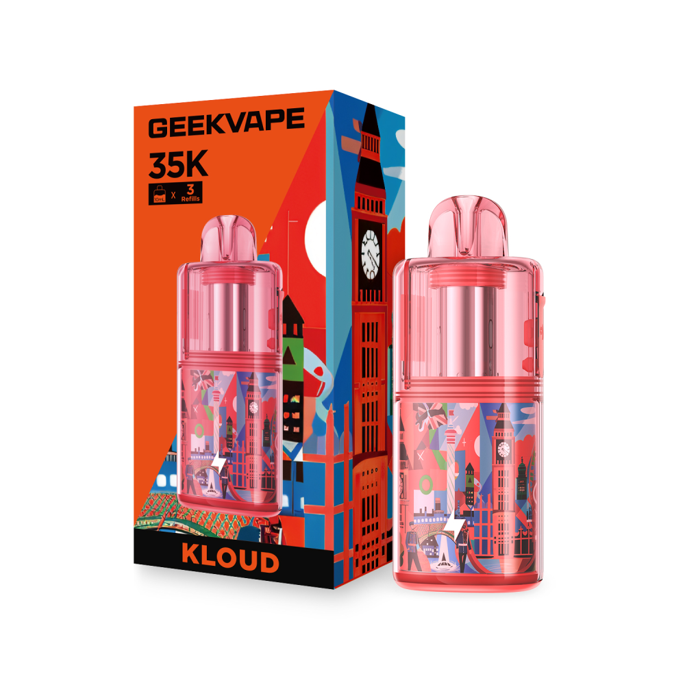 Geekvape Kloud Pod System Vintage Red with Packaging 