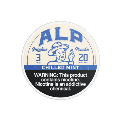 ALP (DSPLY 5pc)(Nic Pouch)(20ct Can) Chilled Mint (SAS)