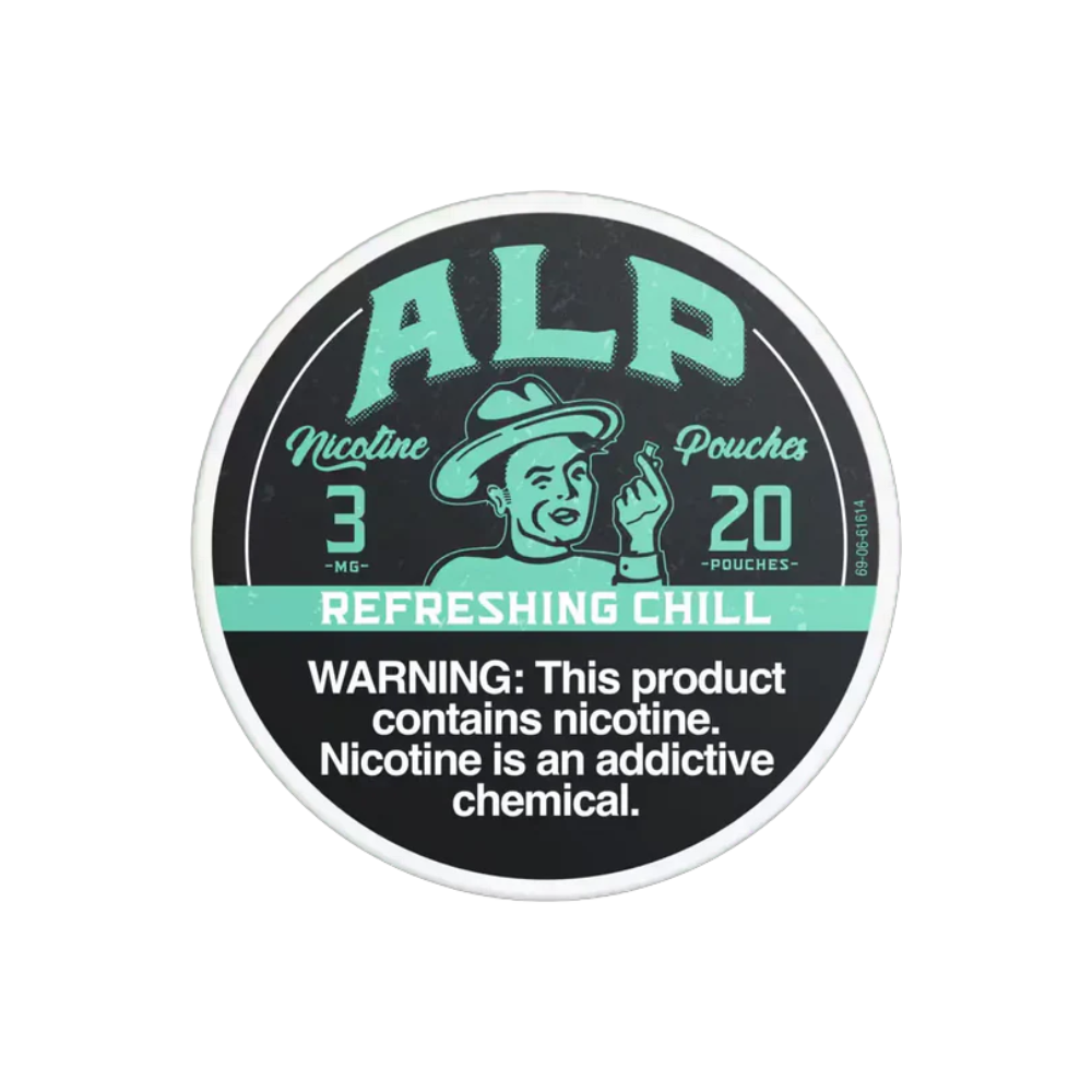 ALP (DSPLY 5pc)(Nic Pouch)(20ct Can) Refreshing Chill (SAS)