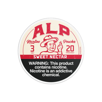 ALP (DSPLY 5pc)(Nic Pouch)(20ct Can) Sweet Nectar (SAS)