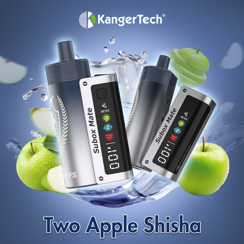 Subox Mate 50K Disposable (Dispo + Power Dock) Two Apple Shisha