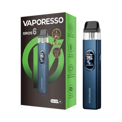 Vaporesso XROS 6 Pod System Abyssal Blue with Packaging