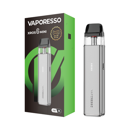 Vaporesso XROS 6 Mini Pod System Titanium Silver with Packaging