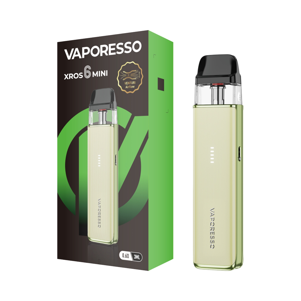 Vaporesso XROS 6 Mini Pod System Jelly Green with Packaging