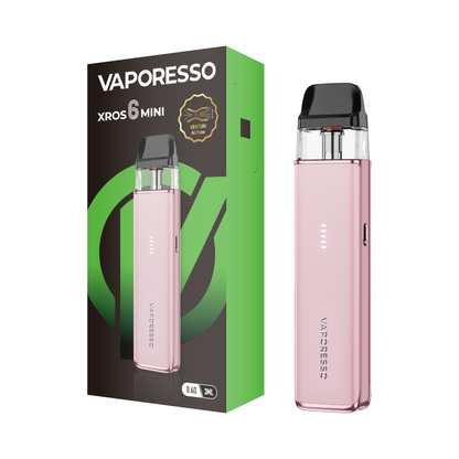 Vaporesso XROS 6 Mini Pod System Jelly Pink with Packaging