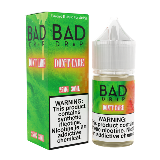 Bad Drip E Liquid with Packaging