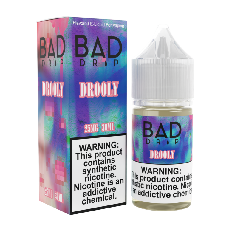  BAD DRIP 'DROOLY' e-liquid with Packaging