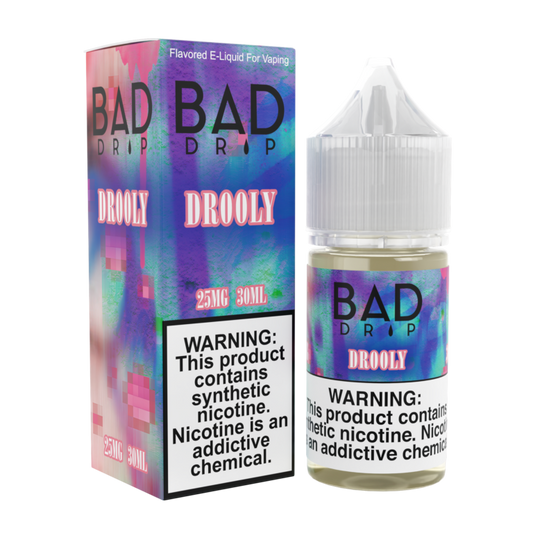  BAD DRIP 'DROOLY' e-liquid with Packaging