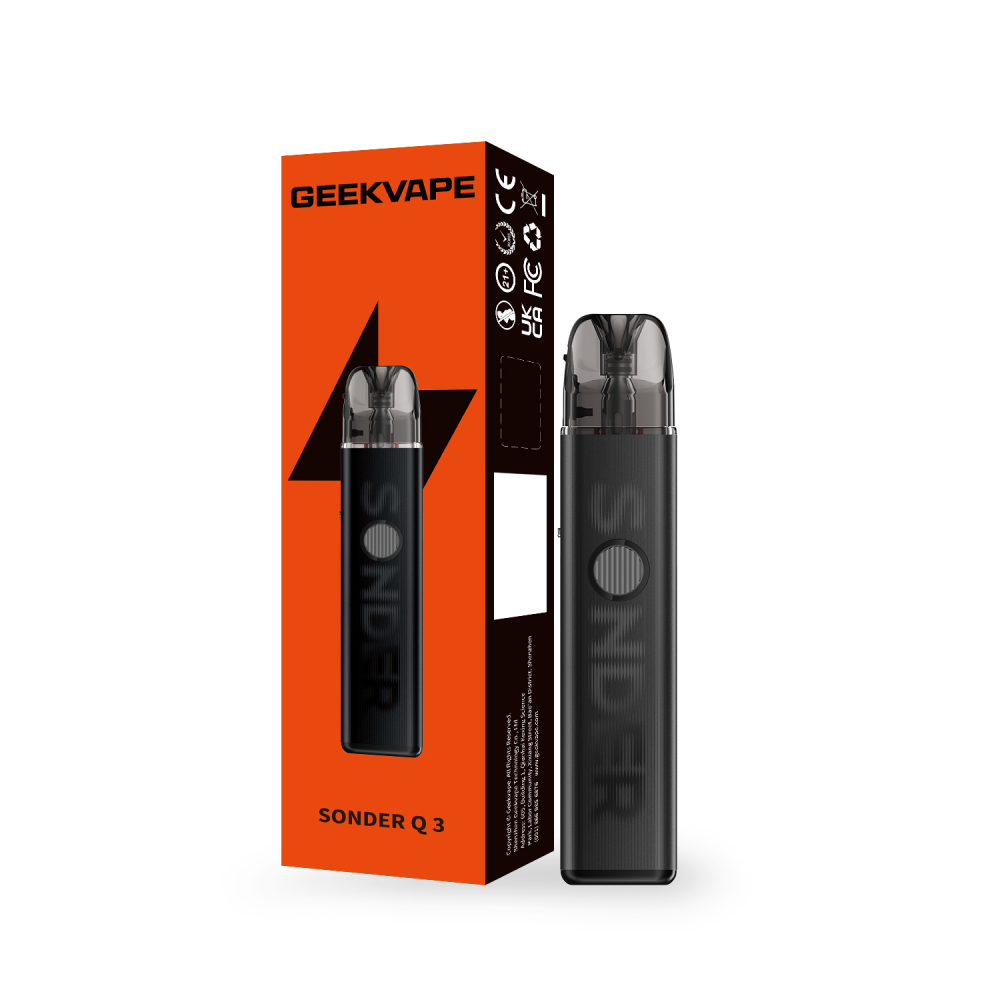 Geekvape Sonder Q3 Pod System Beat Black with Packaging