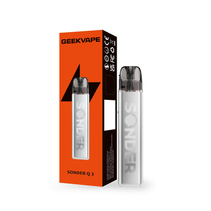 Geekvape Sonder Q3 Pod System Beat Silver with Packaging