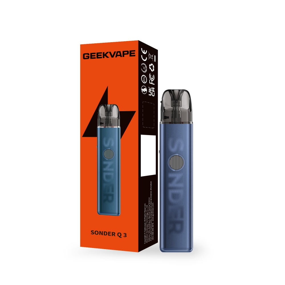 Geekvape Sonder Q3 Pod System Beat Navy with Packaging