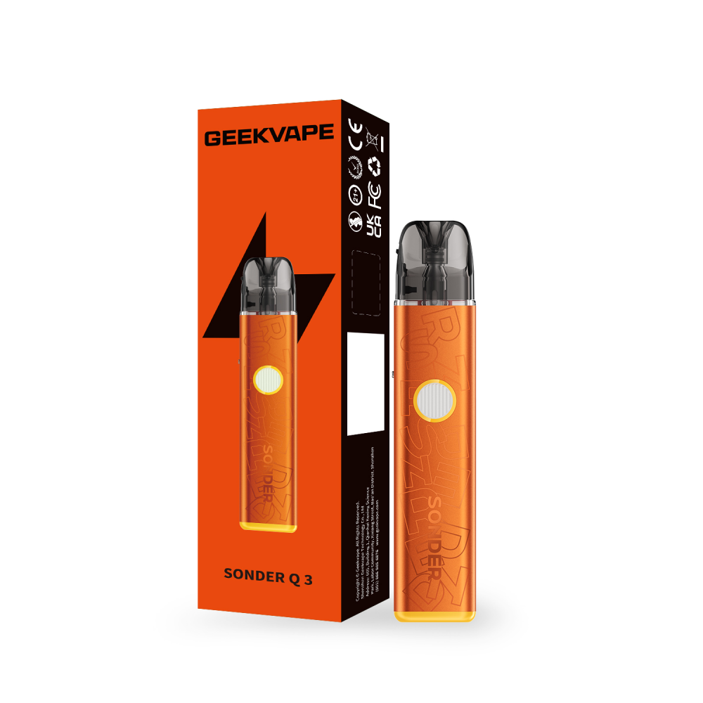 Geekvape Sonder Q3 Pod System Vibe Orange with Packaging