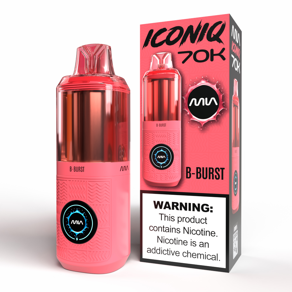 MIA IconIQ 70K Disposable B-Burst with Packaging