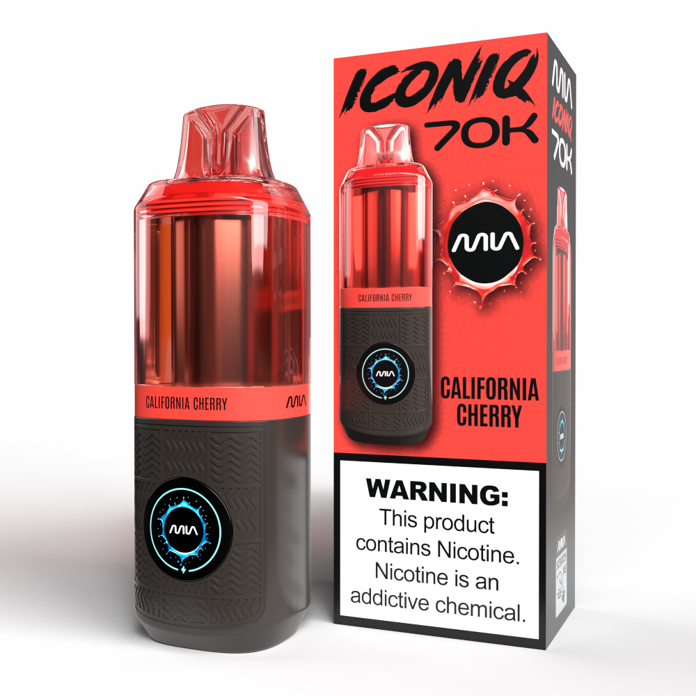 MIA IconIQ 70K Disposable California Cherry with Packaging