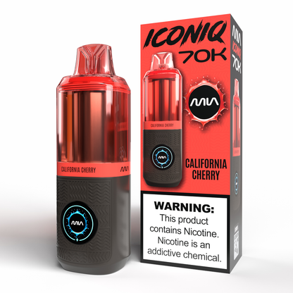 MIA IconIQ 70K Disposable California Cherry with Packaging