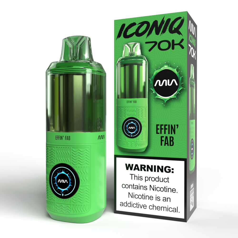 MIA IconIQ 70K Disposable Effin' Fab with Packaging