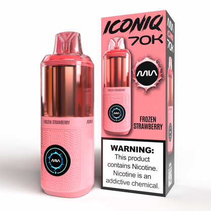 MIA IconIQ 70K Disposable Frozen Strawberry with Packaging