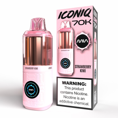 MIA IconIQ 70K Disposable Strawberry Kiwi with Packaging