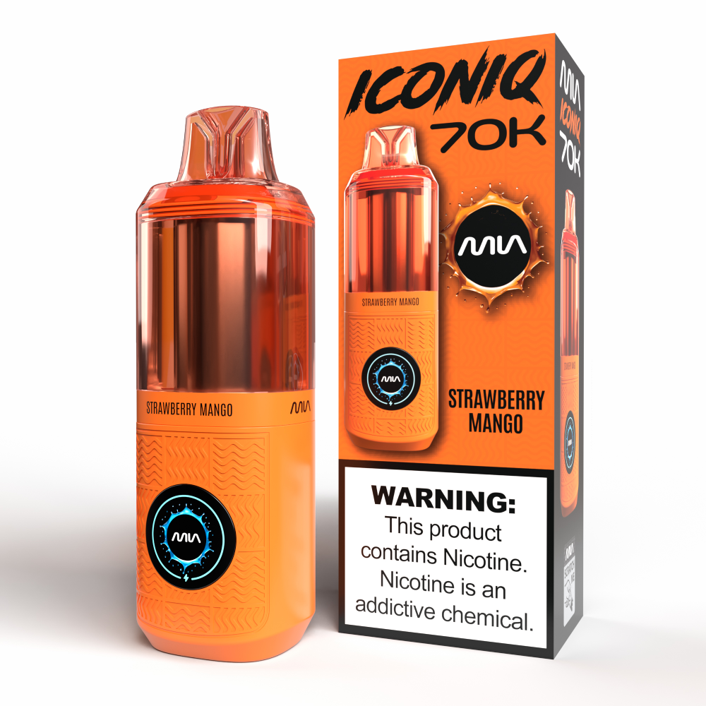 MIA IconIQ 70K Disposable Strawbeery Mango with Packaging