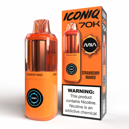 MIA IconIQ 70K Disposable Strawbeery Mango with Packaging