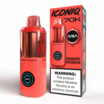 MIA IconIQ 70K Disposable Strawberry Watermelon with Packaging