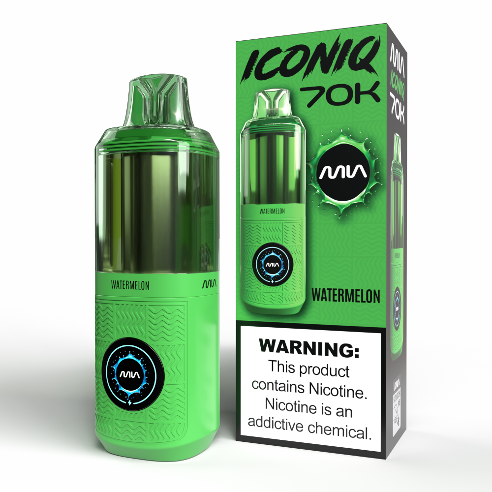 MIA IconIQ 70K Disposable Watermelon with Packaging