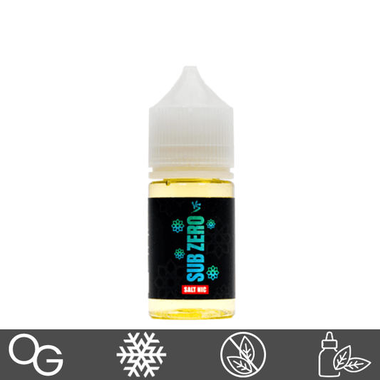 Zero Degrees - Subzero Salt Series E-Liquid 30mL - Salt Nic