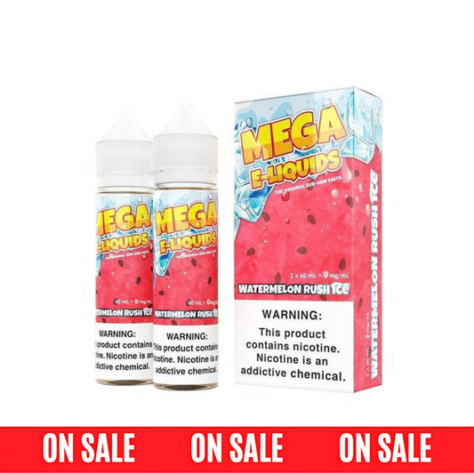 MEGA e-juice-Watermelon Rush Ice, 2X 60mL