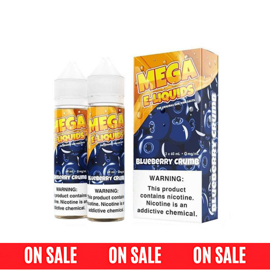 MEGA e-juice-Blueberry Crumb, 2X 60mL