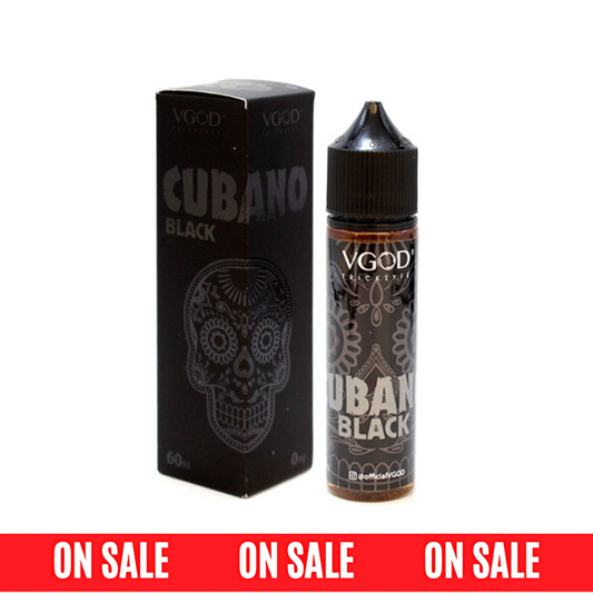 VGOD eLiquid-Cubano Black, 60mL