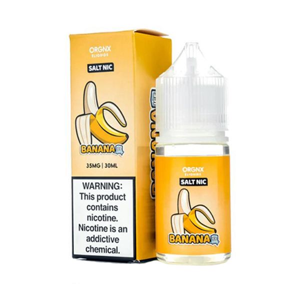 Banana Ice by ORGNX Salt TFN 30ml with Packaging