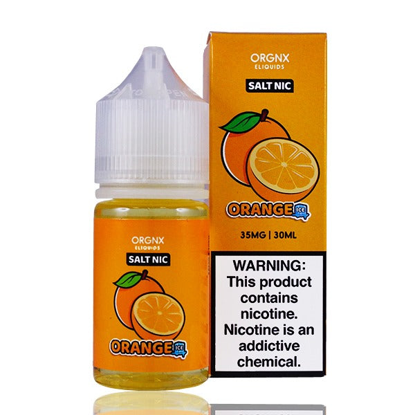 Orange Ice by ORGNX Salt TFN 30ml With Packaging