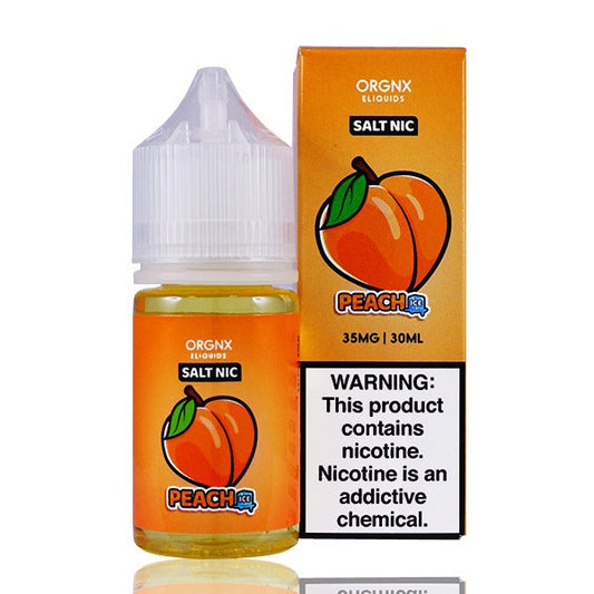 Peach Ice by ORGNX Salt TFN 30ml With Packaging