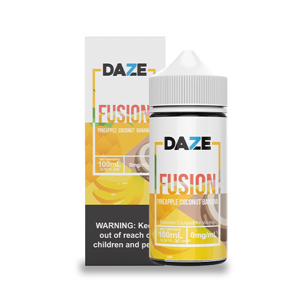 Pineapple Coconut Banana Iced | 7 Daze | 100mL with packaging