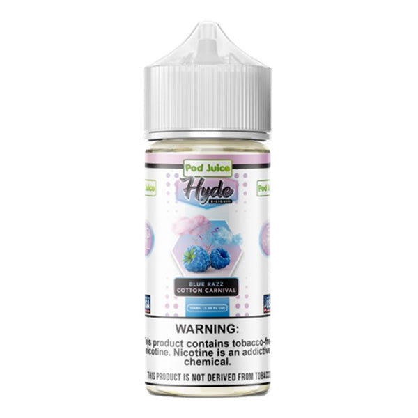 Blue Razz Cotton Carnival by Pod Juice – Hyde TFN Series 100mL Bottle