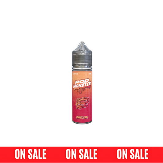 Pod Monster - White Peach Razz Pod Monster E-Juice, 60mL