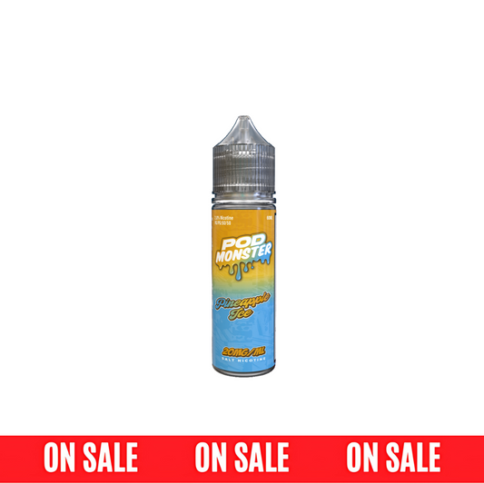Pod Monster Series E-Liquid-Pineapple Ice, 60mL