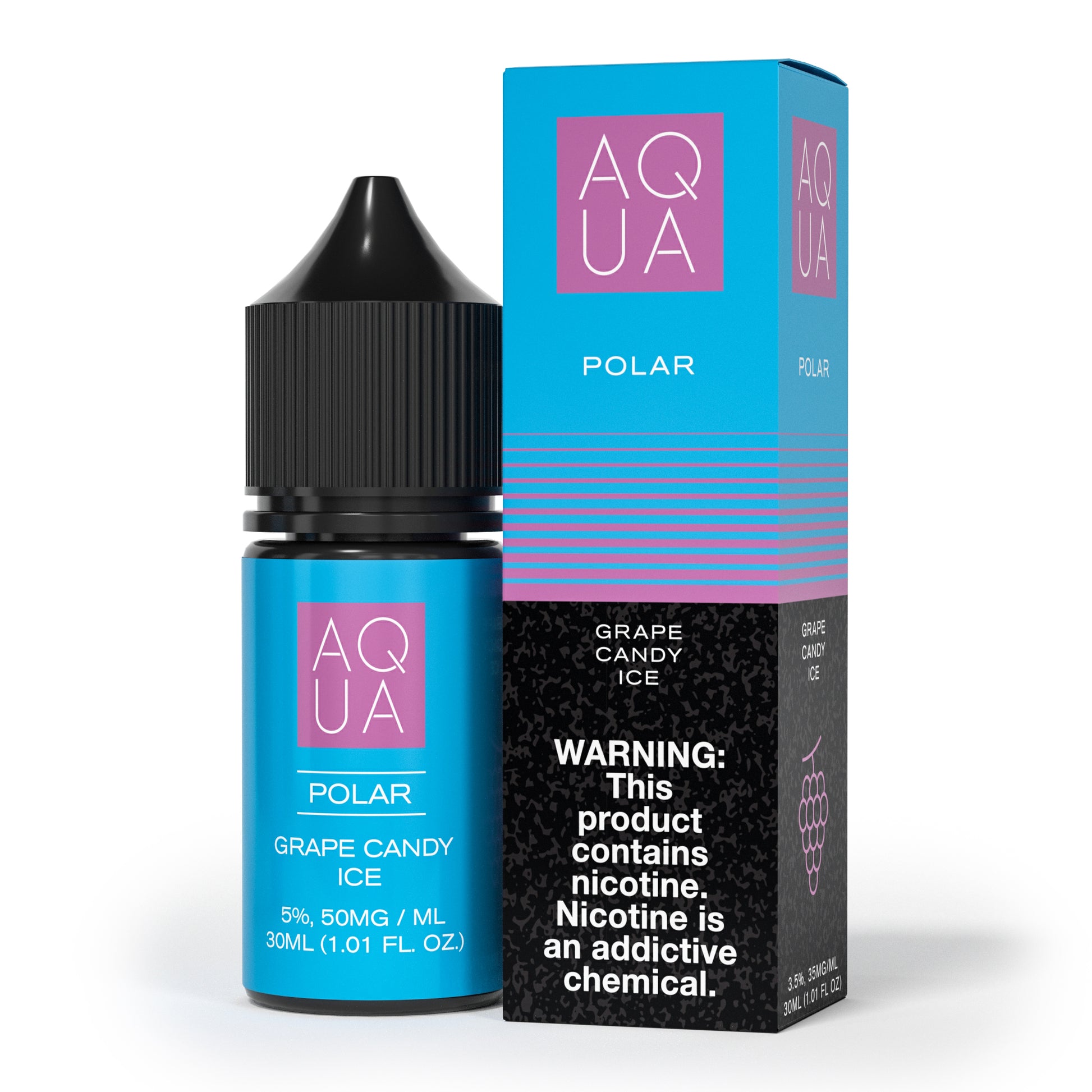 Aqua SALTS E-Liquid - Polar, 30mL | 50mg with packaging