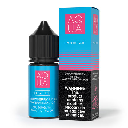 Aqua SALTS E-Liquid - Pure Menthol, 30mL | 50mg with packaging