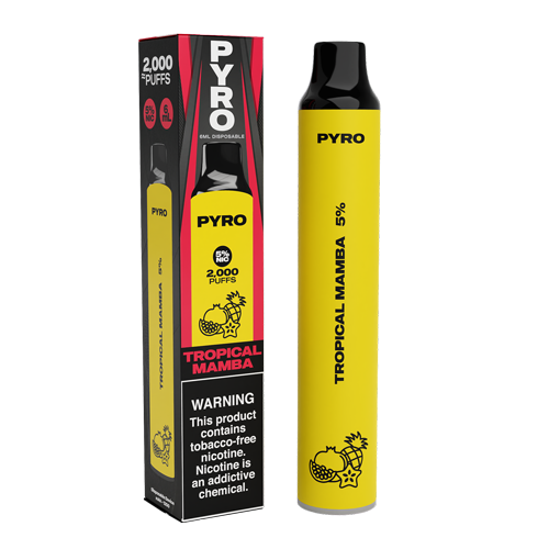 Pyro Disposable | 2000 Puffs | 6mL Tropical Mamba with Packaging