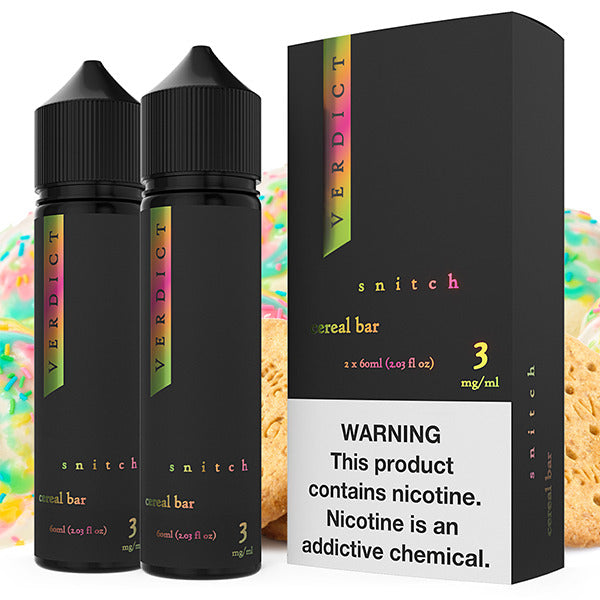 Snitch - Cereal bar by Verdict - Revamped Series | 2x60mL With Packaging