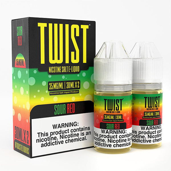 Sour Red by Twist Salts Series 60mL with Packaging