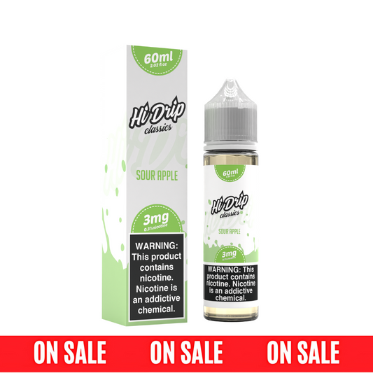 Sour Apple by Hi-Drip Classics E-Liquid 60ML On Sale