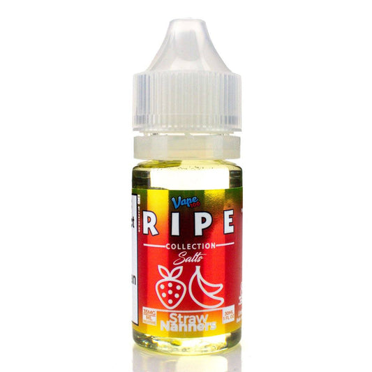 Straw Nanners by Vape 100 Ripe Collection Salts 30mL Bottle