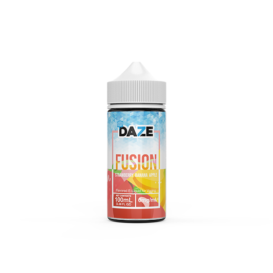 Strawberry Banana Apple Iced by 7Daze Fusion 100mL Bottle