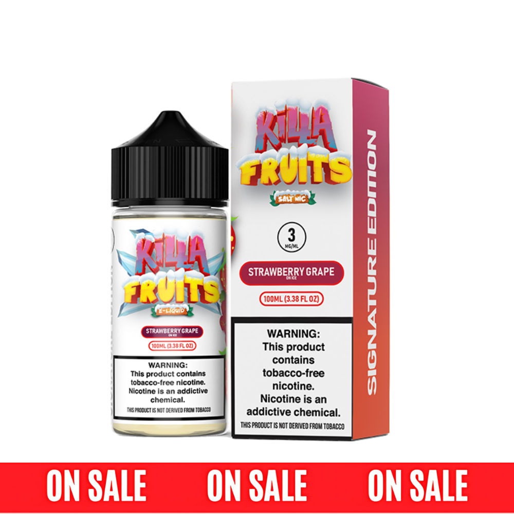 Strawberry Grape on Ice by Killa Fruits Signature TFN Series 100mL