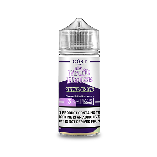 The Fruit House TFN E-Liquid | 100mL | 3MG | (Freebase) | Super Grape